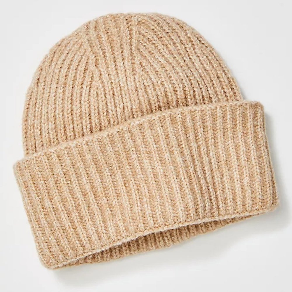 Free People Harbor Marled Ribbed Beanie